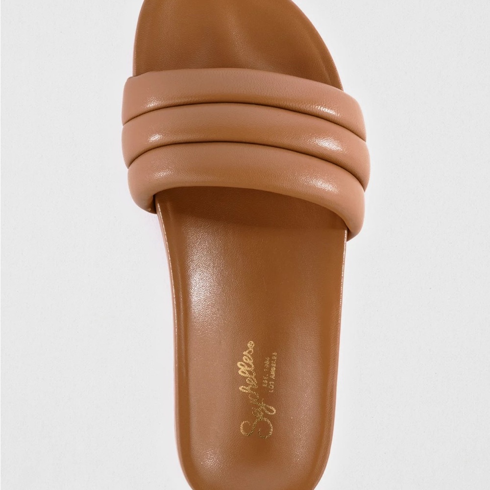 Seychelles Low Key Leather Slide Sandals 8